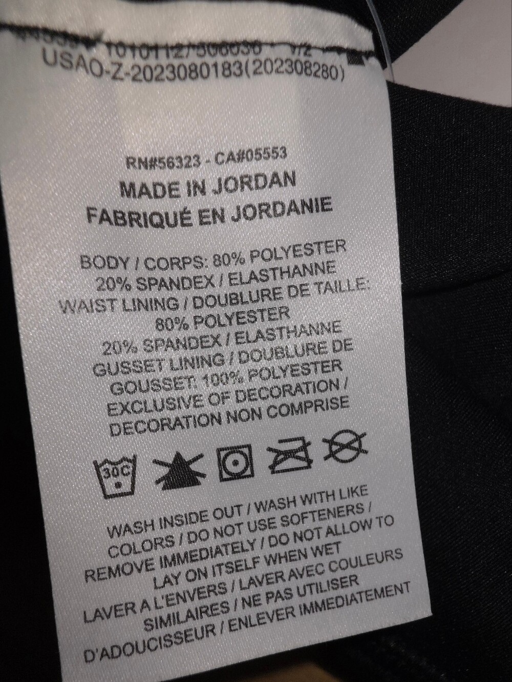 NIKE DRI-FIT, High-Rise Black Active Capri Leggings #YLEG22 - Picture 7 of 12